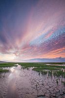 Sunset on the mud flats
