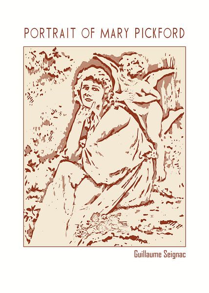 Porträt von Mary Pickford von DOA Project