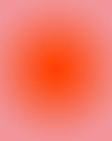 Retro 70er Jahre Neon Kunst. Abstrakter Farbverlauf in Orange und Pink