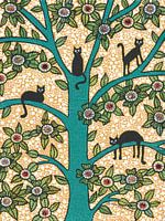 Dunkle Pfoten, hohe Orte