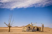 Verlassenes Haus in der Wüste bei Lüderitz, Namibia