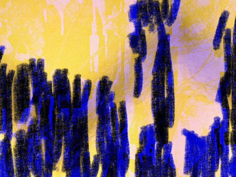 Blaue Japanische Natur von FRESH Fine Art