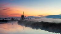Broekmolen in the morning fog