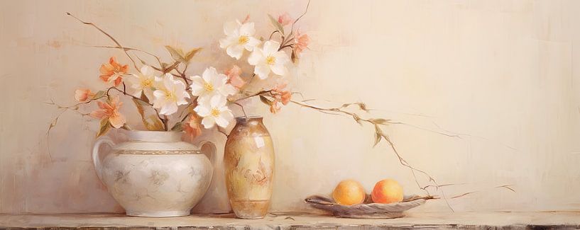 Malen mit Blumen 4008 von Wunderbare Kunst