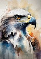 AQUARELLE DE L'AIGLE