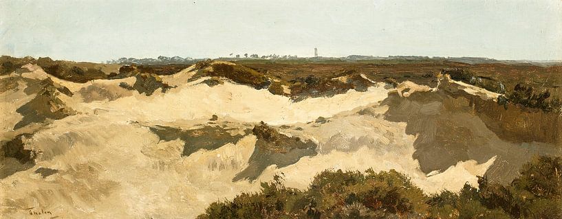Paysage de dunes, Willem Bastiaan Tholen par Des maîtres magistraux