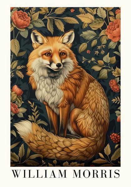 William Morris Poster von Niklas Maximilian