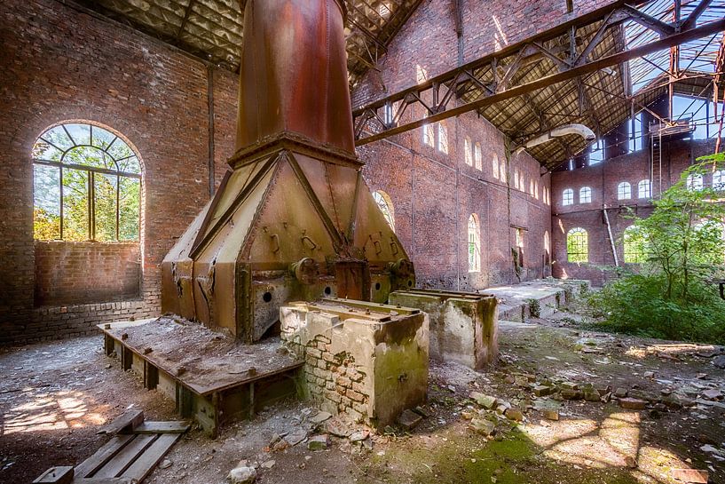 Verrostete Maschine. von Brigitte Mulders