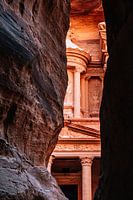 Historical city of Petra in Jordan