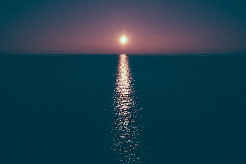 Coucher de soleil sur la mer des Wadden près de Terschelling par Alex Hamstra