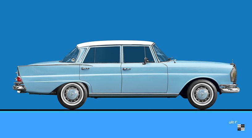 Mercedes-Benz W 111 Limousine dans sa couleur d'origine par aRi F. Huber