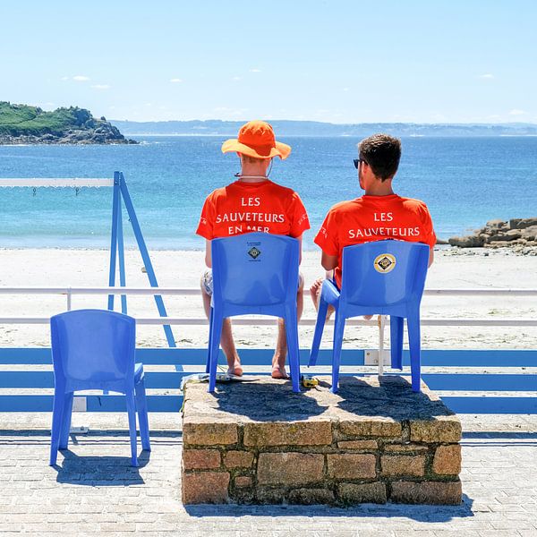 lifeguard, Sea rescuer, humor by Alain Ulmer