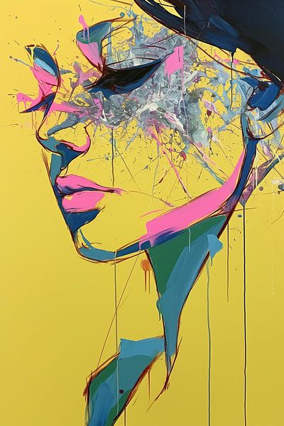 Woman figure by Abstract Painting