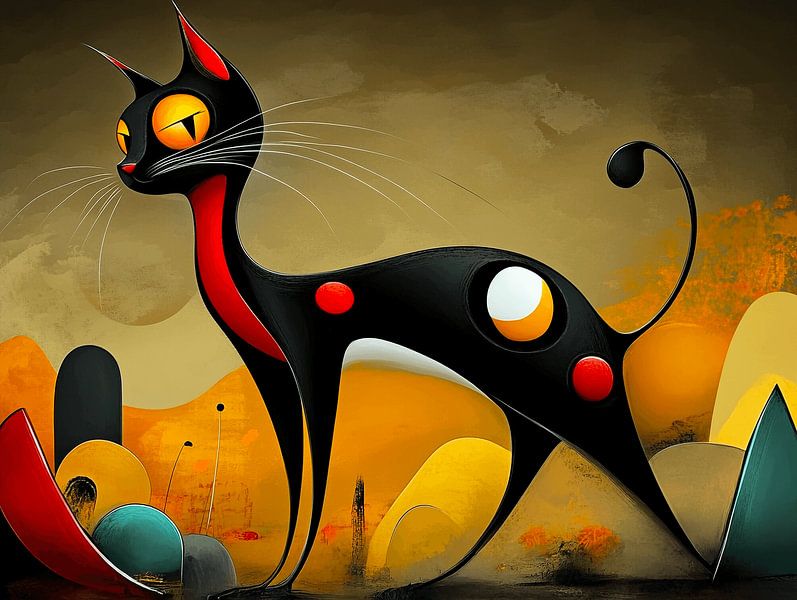 The Mystical Beauty of the Ruffed Cat by Karina Brouwer