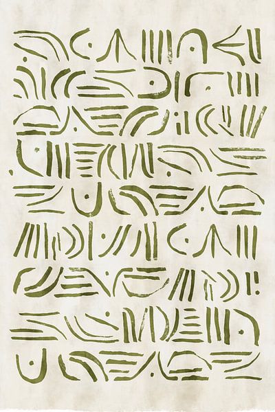 Nomade - Grün von Pati Cascino by The Artcircle