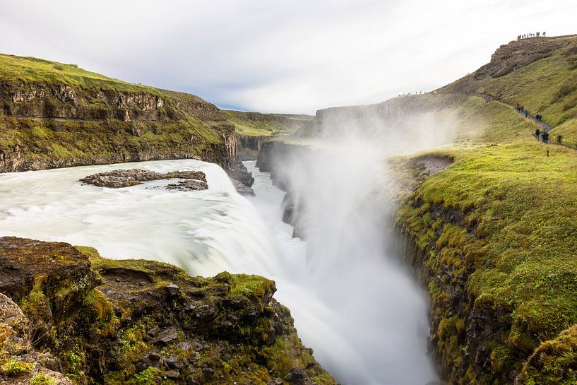 Ijsland, Gullfoss waterval van Caro Hum