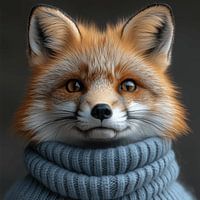 Fuchs im Winterkleid