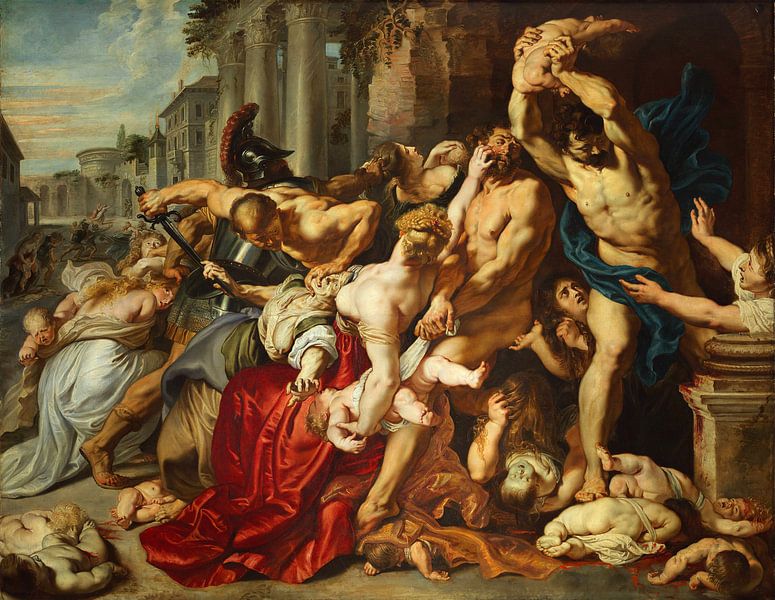 Die Ermordung der Unschuldigen, Peter Paul Rubens von Meisterhafte Meister