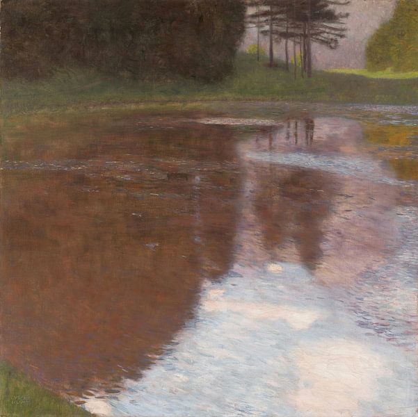 A Morning by the Pond, Gustav Klimt by Masterful Masters