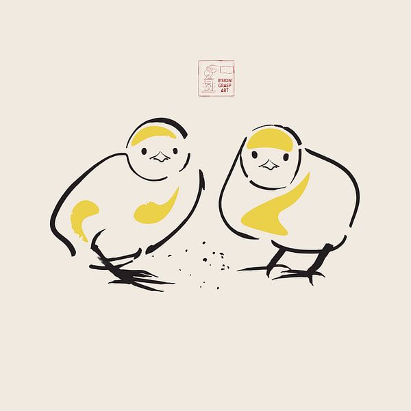 Chicks by Vision Grasp Art
