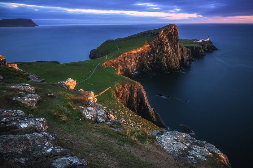 Le phare de Neist Point sur l'île de Skye par Jean Claude Castor