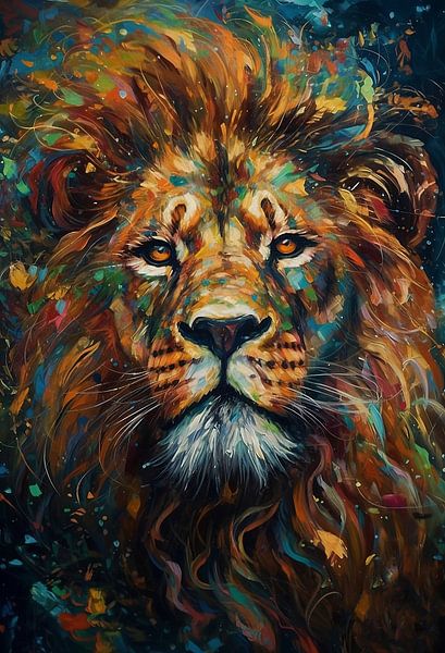 Le roi en couleurs par Color Square