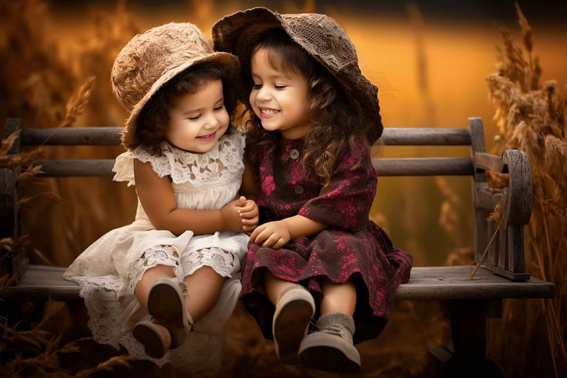 Best friends in autumn by Karina Brouwer