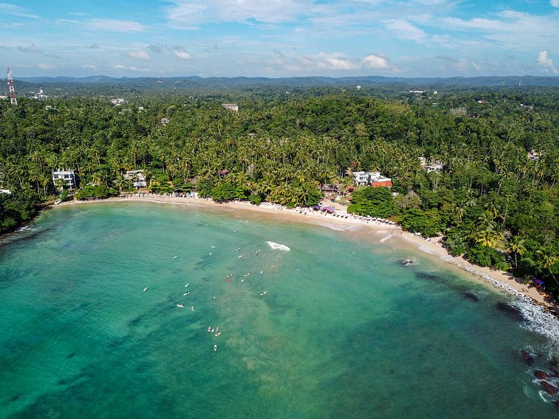Surfen.  Dickwella Strand. von Nicole Nagtegaal