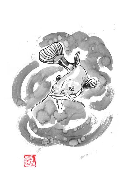 poisson chat par Péchane Sumie
