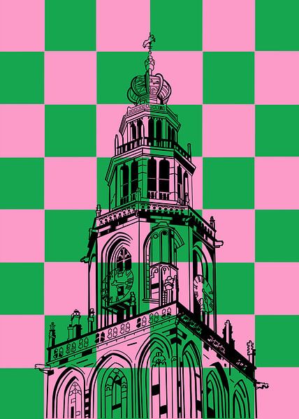 Martini tower Groningen by Janet Edens