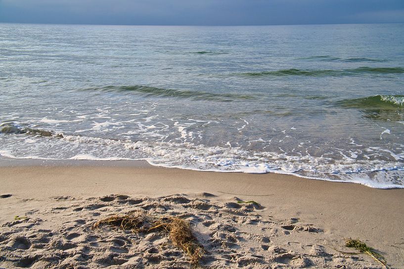 Sur la plage de sable de la mer Baltique par Martin Köbsch