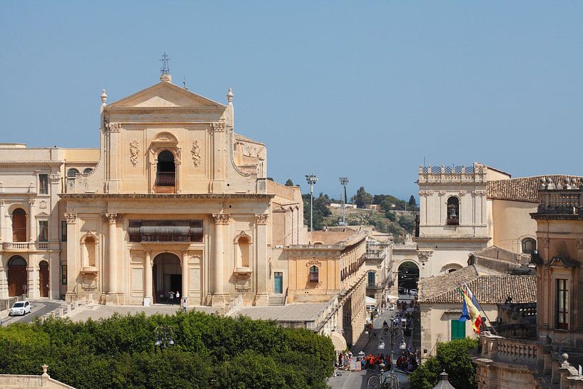 Monastère bénédictin SS Salvatore, Noto, site du patrimoine mondial de l'UNESO, Vale di Noto, Provin par Torsten Krüger