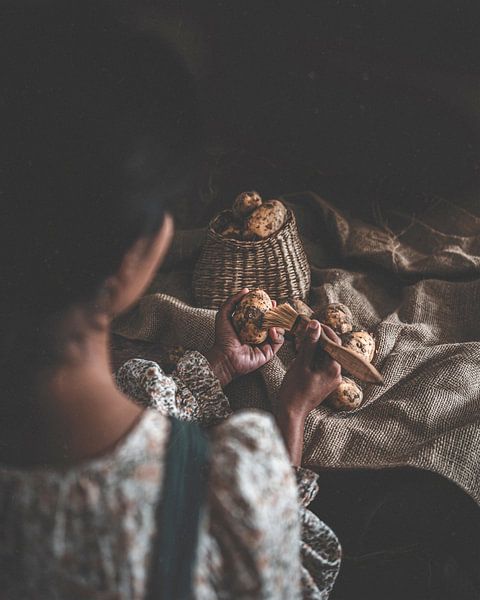 Rustikale, stimmungsvolle Kartoffeln von butfirstsalt