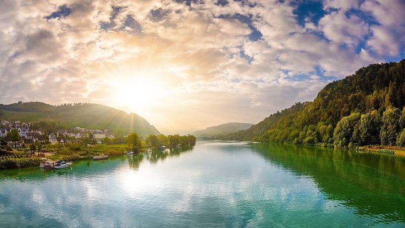 Sonnenaufgang an der Mosel von Günter Albers