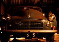 oldtimer in de schuur