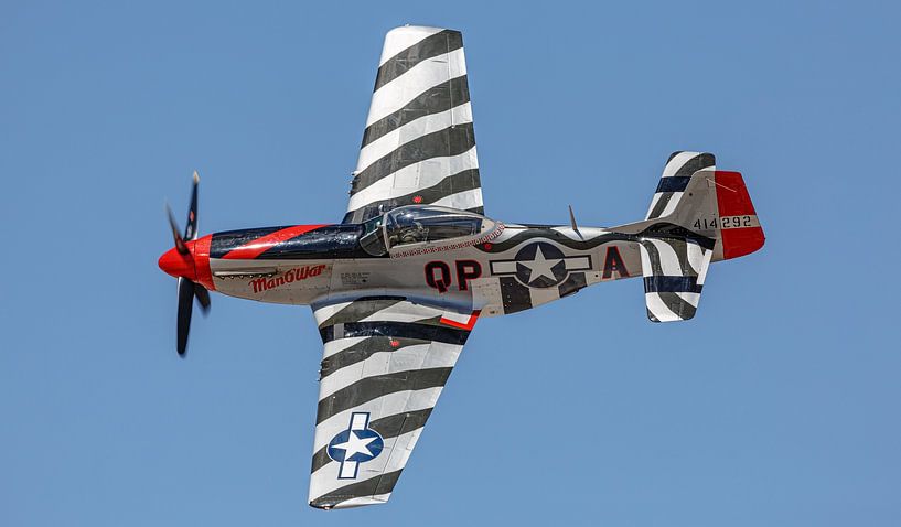 North American P-51D Mustang Man O&#039; War. von Jaap van den Berg