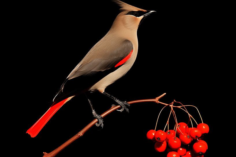 The unprecedented beauty of the Waxwing by Karina Brouwer