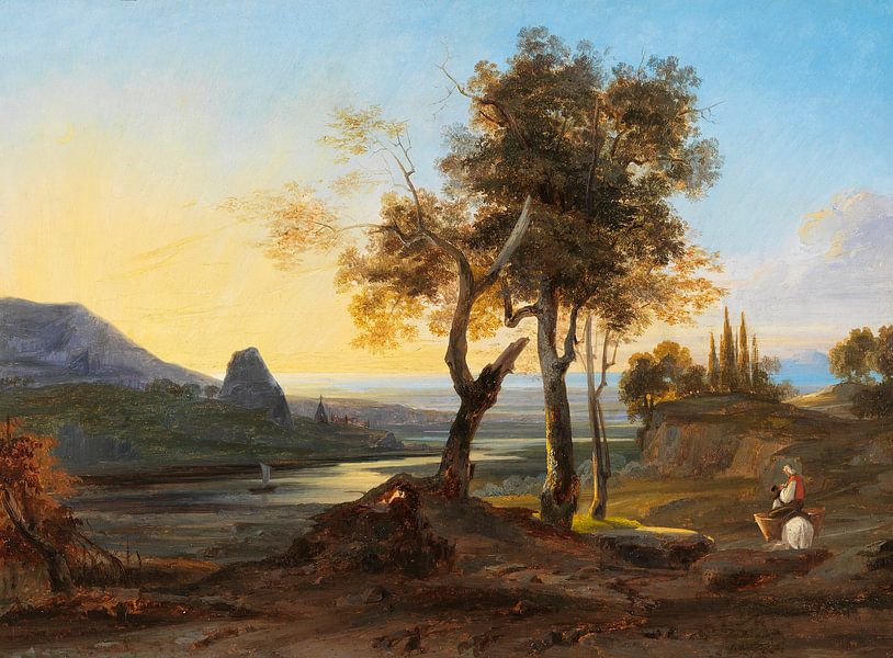 JOHANN WILHELM SCHIRMER, Italianizing the Rhine Landscape by Atelier Liesjes