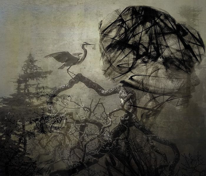 L'ange apparaît comme une bourrasque de vent par Moonheart Artworks