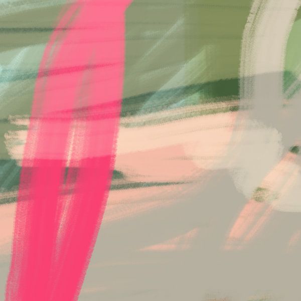 Art moderne abstrait coloré en couleurs néon et pastel no. 1 par Dina Dankers