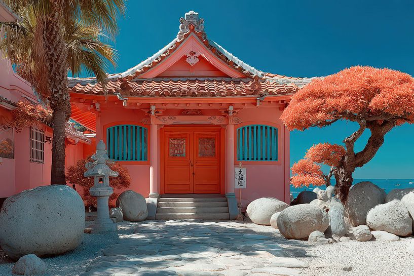 Japanese art painting by Egon Zitter