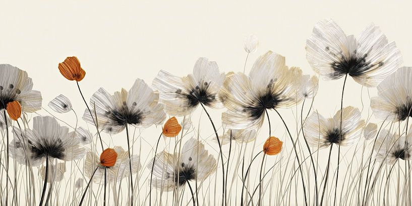 Flowers abstract by Bert Nijholt