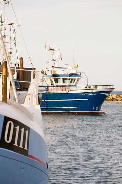 Fishing vessels in port by scheepskijkerhavenfotografie