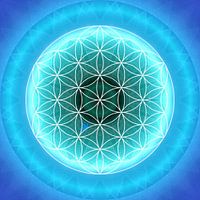 Throat Chakra with Flower of Life
