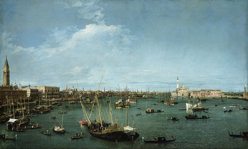 Bassin de Saint-Marc, Venise, Canaletto par Des maîtres magistraux