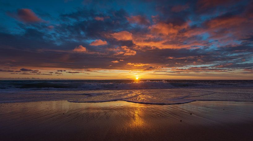 Sundown Klitmøller Danmark by Willem Hoogsteen