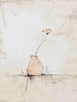 Stilleben einer Vase mit Blume