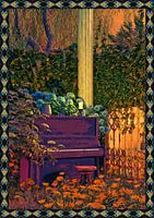 PIANO IN FOREST