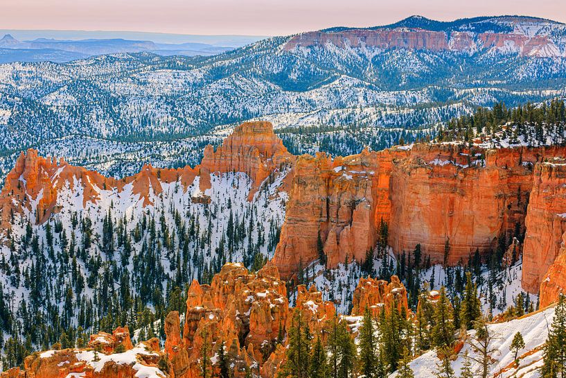 Winter in Bryce Canyon National Park, Utah by Henk Meijer Photography