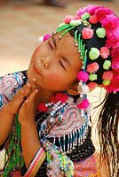 Mädchen aus Bergstam